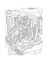 Totally '90s Coloring Book - Retail Maharaj