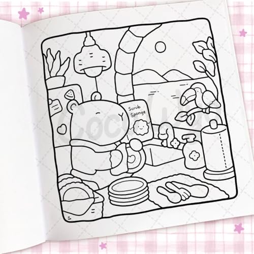 Cozy Days: A cute and comfy colouring book (Coco Wyo) - Retail Maharaj