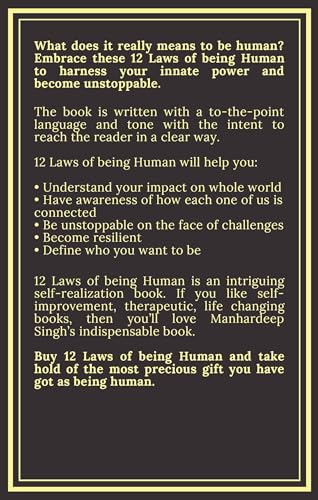 12 Laws of being Human - Retail Maharaj