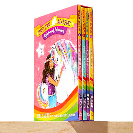 Unicorn Academy: Rainbow of Adventure Boxed Set (Books 1-4) - Retail Maharaj