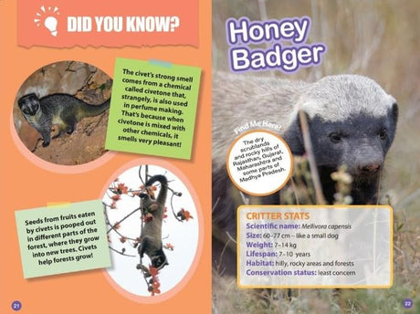 INDIA’S STINKIEST (AND SMELLIEST) ANIMALS : Wild About India - Engaging Book for Kids (Ages 5-15) - Fun Facts, Trivia Questions and Answers to Teach Your Children about the Animal Kingdom - Retail Maharaj