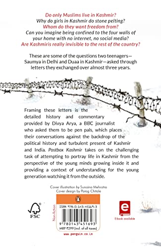 Postbox Kashmir: Two Lives In Letters | A Brilliant Non-fiction Account of Kashmir Through the Letters of Two Teenagers | Young Adult (YA) - Retail Maharaj