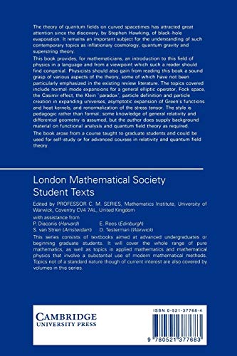 Aspects of Quantum Field Theory in Curved Spacetime: 17 (London Mathematical Society Student Texts) - Retail Maharaj