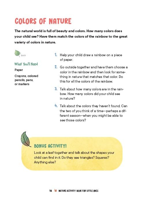 Nature Activity Book for Little Ones: 100+ Activities for Everyday Outdoor Fun - Retail Maharaj