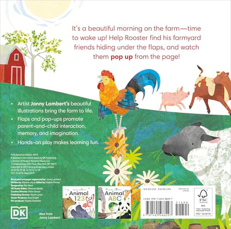 Jonny Lambert's Wake Up, Farm! (Pop-Up Peekaboo) (Jonny Lambert Illustrated) - Retail Maharaj