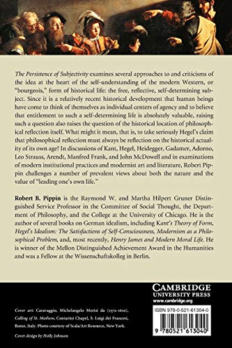 The Persistence of Subjectivity: On the Kantian Aftermath - Retail Maharaj