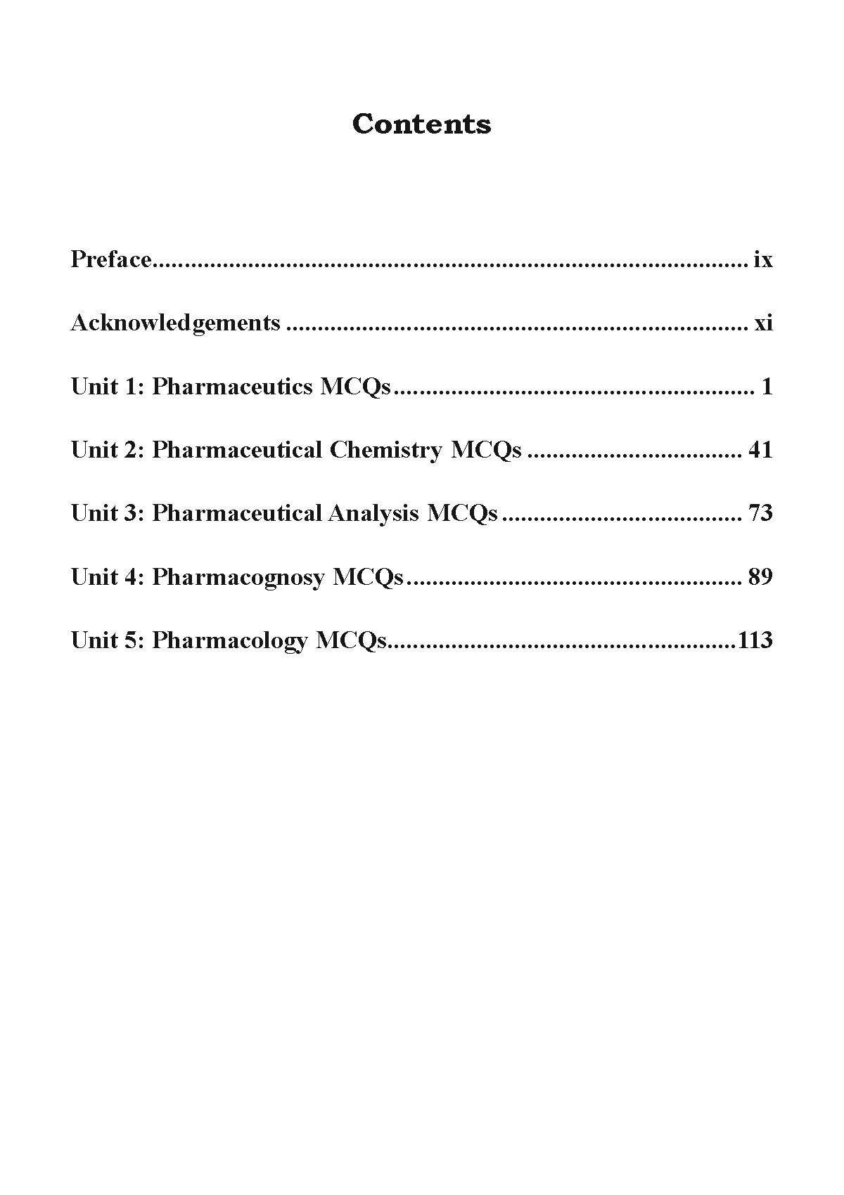 MCQs Book for Pharmacy - Retail Maharaj