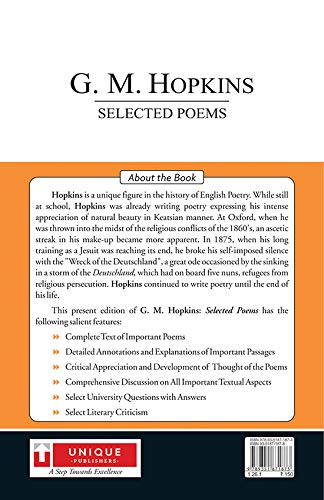 G. M. Hopkins: Selected Poems - Retail Maharaj