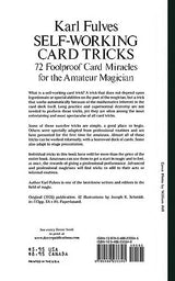 Self-working Card Tricks: 72 Foolproof Card Miracles for the Amateur Magician (Dover Magic Books) - Retail Maharaj