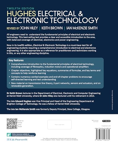 Hughes Electrical and Electronic Technology | Includes GATE Questions | 12th Edition | - Pearson - Retail Maharaj