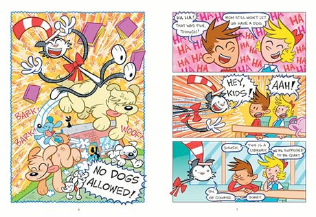 Dr Seuss Graphic Novel: Thing One and Thing Two Have Homework to Do: A Cat in the Hat Story - Retail Maharaj