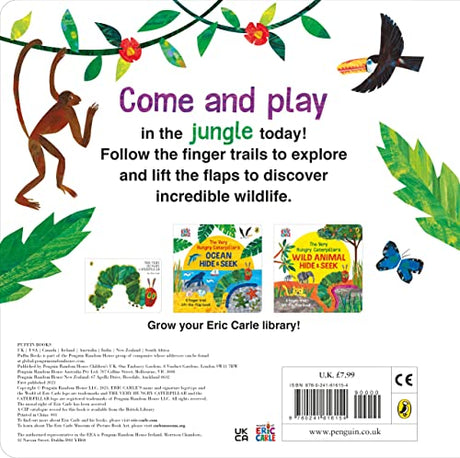 The Very Hungry Caterpillar's Jungle Hide and Seek: A Finger Trail Lift-the-Flap Book - Retail Maharaj
