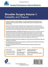 EFOST Surgical Techniques in Sports Medicine - Shoulder Surgery, Volume 1: Instability and Trauma - Retail Maharaj