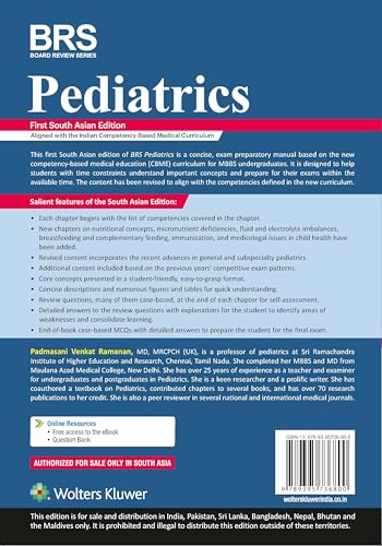 BRS Pediatrics, 1st South Asian ed - Retail Maharaj