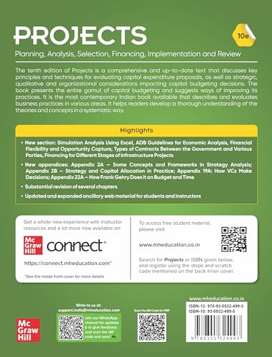 Projects: Planning, Analysis, Selection,Financing, Implementation and Review | 10th Edition | Prasanna Chandra - Retail Maharaj
