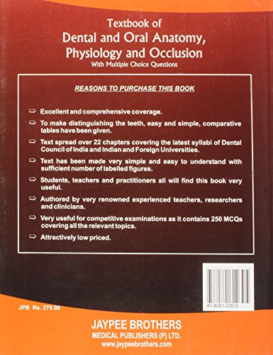 TEXTBOOK OF DENTAL AND ORAL ANATOMY, PHYSIOLOGY AND OCCLUSION WITH M.C.QS - Retail Maharaj