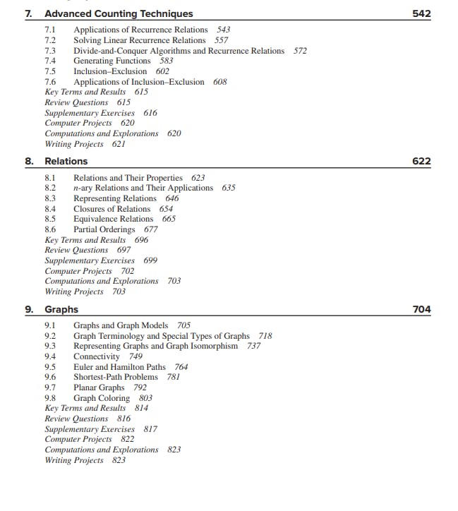 Discrete Mathematics And Its Applications | 8th Edition | Kenneth H. Rosen & Dr. Kamala Krithivasan - Retail Maharaj