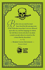 Treasure Island Robert Louis Stevenson Classic Novel, (Sailing Adventure, Tale of Strength and Courage, Required Literature), Ribbon Page Marker, Perfect for Gifting - Retail Maharaj