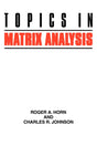 Topics in Matrix Analysis - Retail Maharaj