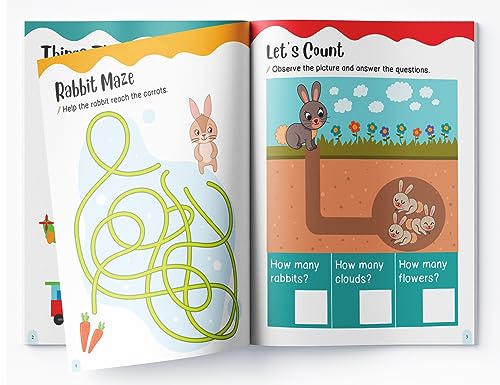 Preschool Activity Book: Brain Booster – Logical Reasoning Activity Book for Kids Ages 3–5 | Fun Puzzles, Patterns, Sorting, Matching & Thinking Skills | 3+ Hours of Brain-Boosting Fun - Retail Maharaj