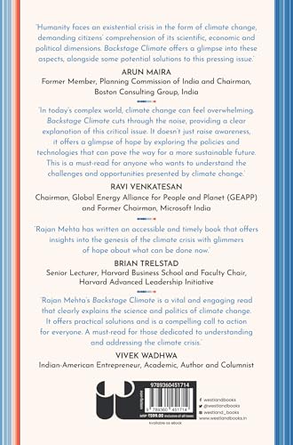 Backstage Climate: The Science and Politics Behind Climate Change - Retail Maharaj