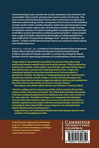 The Honest Broker: Making Sense of Science in Policy and Politics - Retail Maharaj
