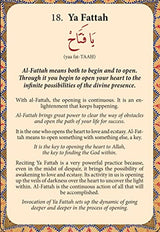 99 Beautiful Names of Allah: Physicians of the Heart Wazifa Card Set (Mandala Earth) - Retail Maharaj