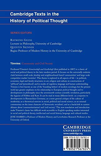 Community and Civil Society (Cambridge Texts in the History of Political Thought) - Retail Maharaj