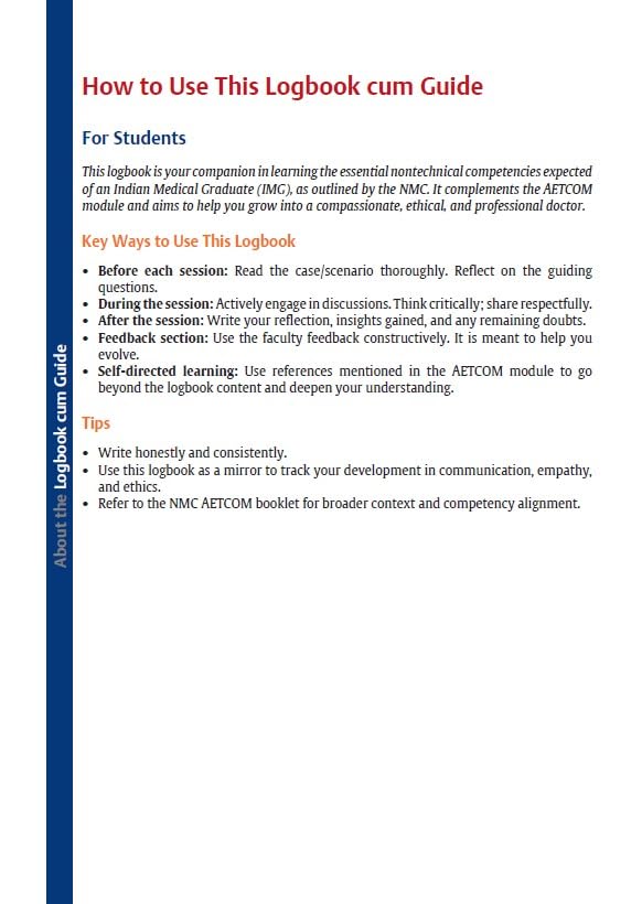 AETCOM Competencies for Indian Medical Graduates - Retail Maharaj