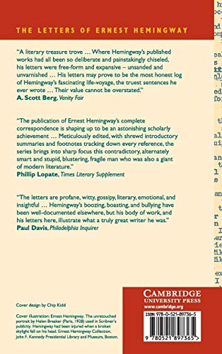 The Letters of Ernest Hemingway - Retail Maharaj