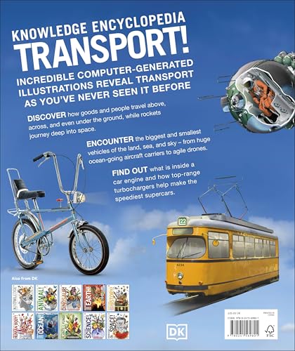 Knowledge Encyclopedia: Transport!: Cars, Trains, Ships, & Planes As You've Never Seen Them Before - Retail Maharaj