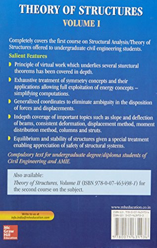 THEORY OF STRUCTURES (VOL 1) - Retail Maharaj