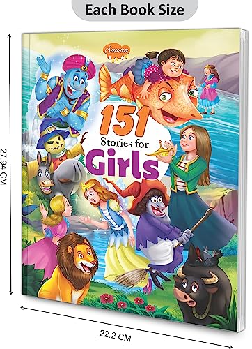 151 Stories for Girls [Paperback] Sawan; Manoj Publications Editorial Board and Sahil Gupta - Retail Maharaj