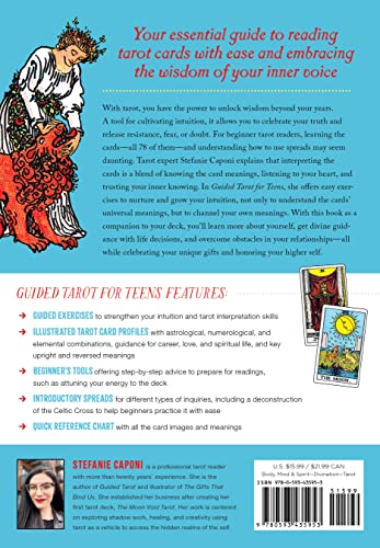 Guided Tarot for Teens: A Beginner's Guide to Card Meanings, Spreads, and Trust in Your Intuition - Retail Maharaj