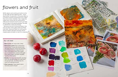 Painting Abstract Nature on Canvas: A Guide to Creating Vibrant Art With Watercolour and Mixed Media - Retail Maharaj