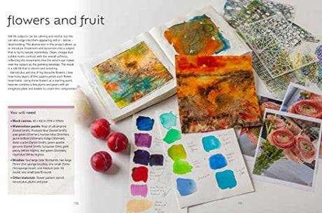Painting Abstract Nature on Canvas: A Guide to Creating Vibrant Art With Watercolour and Mixed Media - Retail Maharaj