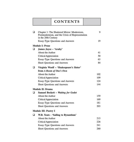 20th Century British Literature DS 9 ENGDSC509T, Sem-5, WBSU: Text with Guide (English Version) - Retail Maharaj