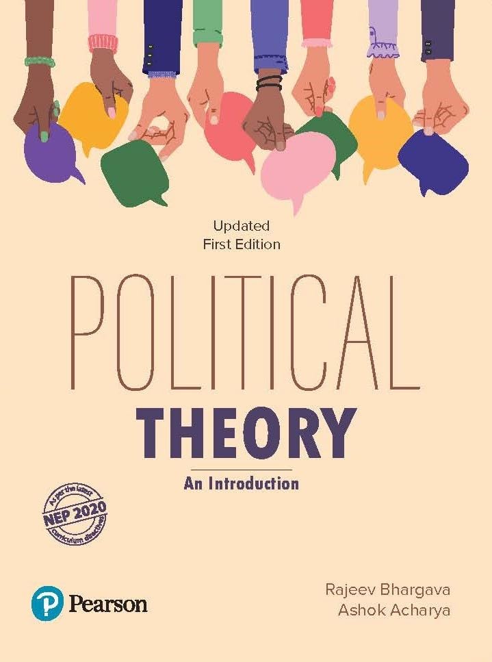 Political Theory - An Introduction | As per the Latest NEP 2020 Curriculum | Updated First Edition | - Pearson - Retail Maharaj