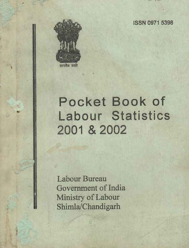 Pocket Book of Labour Statistics 2001 & 2002 [Paperback] Ministry of Labour