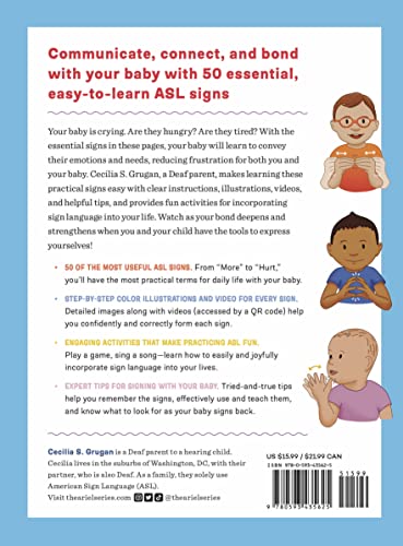 Learn to Sign with Your Baby: 50 Essential ASL Signs to Help Your Child Communicate Their Needs, Wants, and Feelings - Retail Maharaj