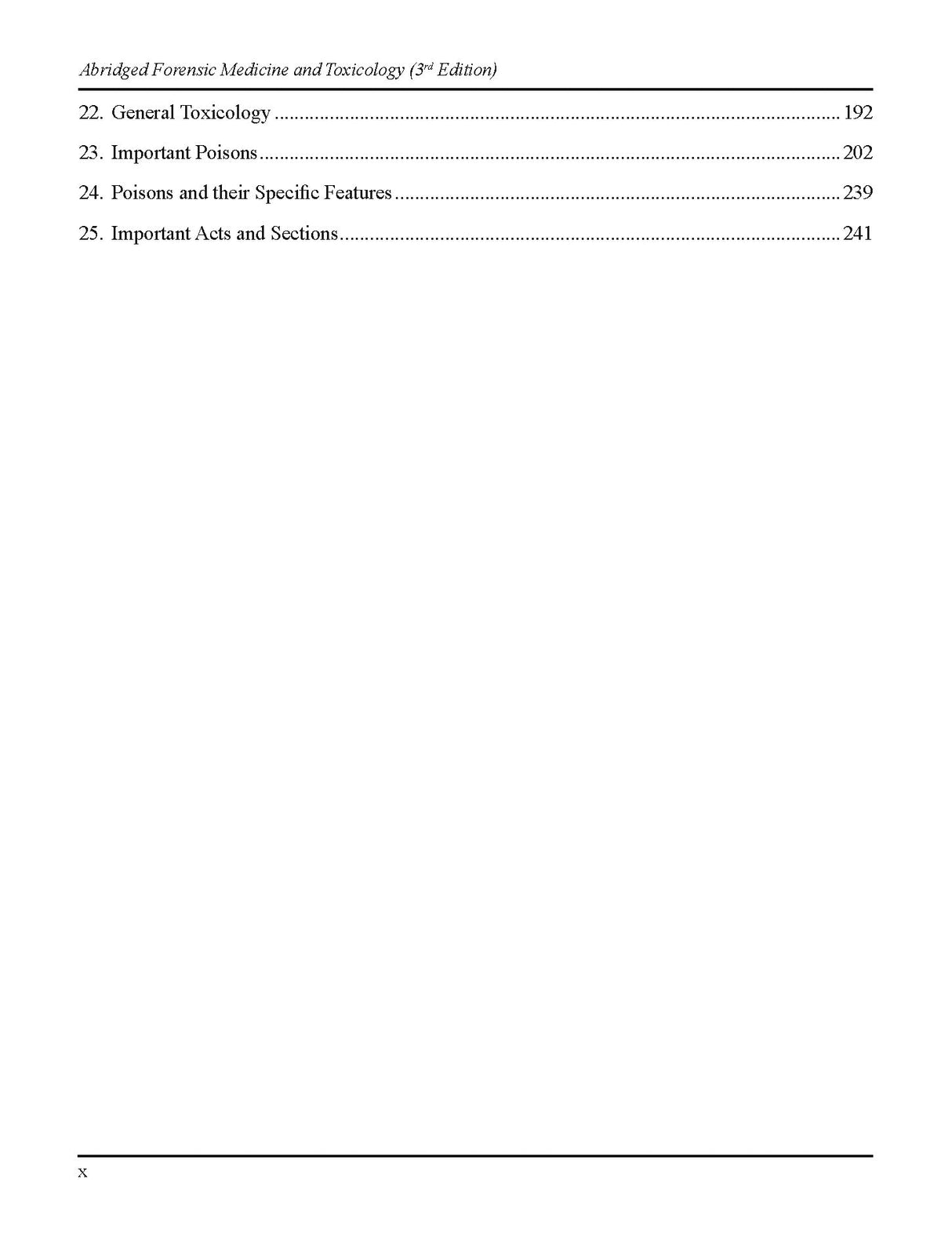 Abridged Forensic Medicine and Toxicology (3rd Edition) - Retail Maharaj