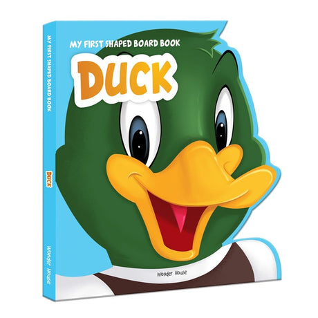My First Shaped Board book - Duck, Die-Cut Animals, Picture Book for Children - Retail Maharaj