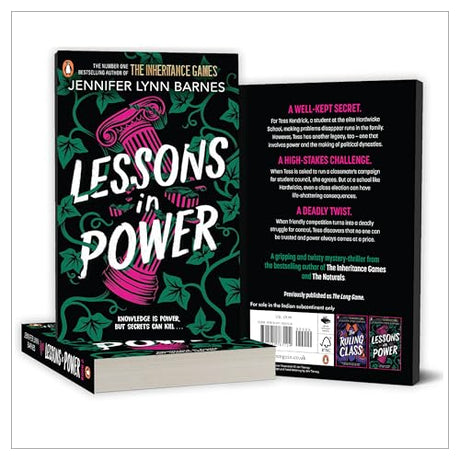 Lessons in Power: Book 2 in the gripping mystery thriller duology from the author of The Inheritance Games (The Fixer, 2) - Retail Maharaj