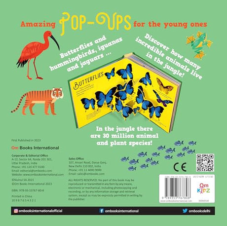 Pop Up Jungle Book for Children: 3D Interactive Safari Adventure Pop Up Book for Kids | Wild Animals Come to Life | Wild World of Jungle Animals | ... Fun and Facts; 3+ Ages (Pop-ups board books) - Retail Maharaj
