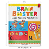 Preschool Activity Book: Brain Booster – Logical Reasoning Activity Book for Kids Ages 3–5 | Fun Puzzles, Patterns, Sorting, Matching & Thinking Skills | 3+ Hours of Brain-Boosting Fun - Retail Maharaj