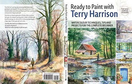 Ready to Paint with Terry Harrison: Watercolour Techniques, Tips and Projects for the Complete Beginner - Retail Maharaj