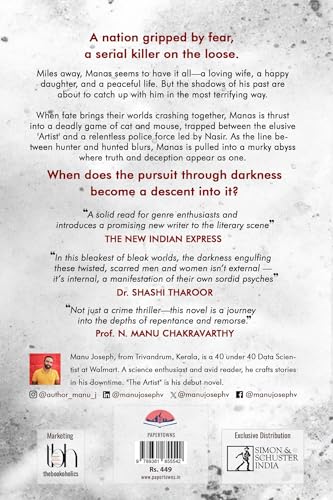 The Artist: A Psychological Thriller of Crime, Dark Secrets, and a Serial Killer's Deadly Game - Retail Maharaj
