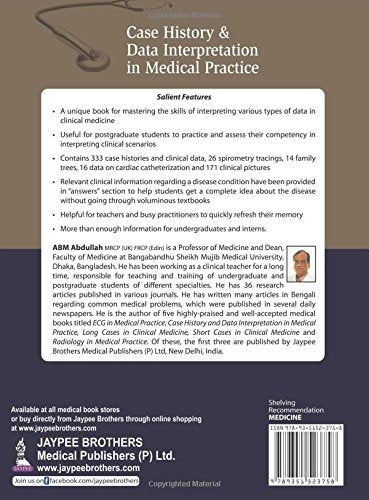 CASE HISTORY & DATA INTERPRETATION IN MEDICAL PRACTICE - Retail Maharaj