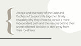Finding Freedom: Harry and Meghan and the Making of a Modern Royal Family - Retail Maharaj