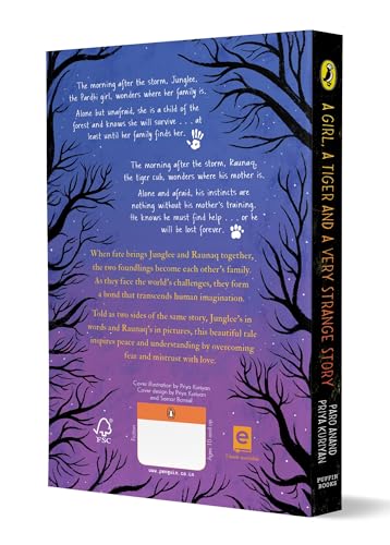 A Girl, a Tiger and a Very Strange Story: | Themes of Friendship, Resilience, Courage, Social Activism, Animal-Human Conflict | Beautiful B&W Illustrations | Ages 10 + - Retail Maharaj